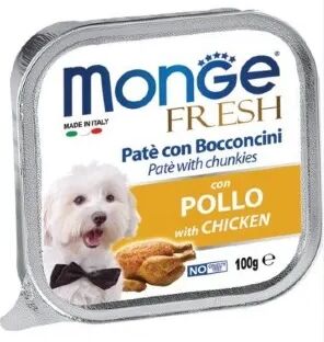 MONGE Fresh Dog Vaschetta Multipack 32x100G POLLO