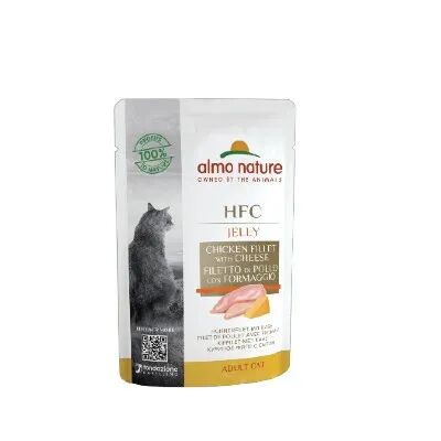 ALMO NATURE HFC Cat Busta Multipack 24x55G POLLO E FORMAGGIO