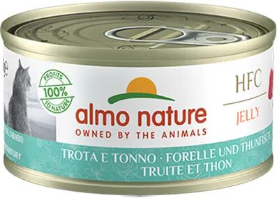 ALMO NATURE HFC Jelly Cat Lattina Multipack 24x70G TROTA E TONNO