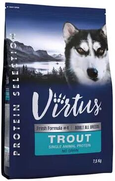 VIRTUS Dog Protein Selection Adult Trota No Grain 7.5KG