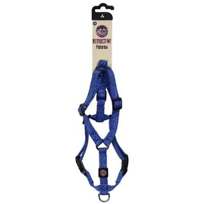 PET AROUND YOU Pettorina Reflective Nylon Blu L