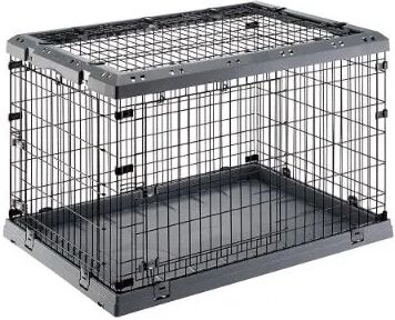 FERPLAST Box Pieghevole per Cani Superior Nero CM.105