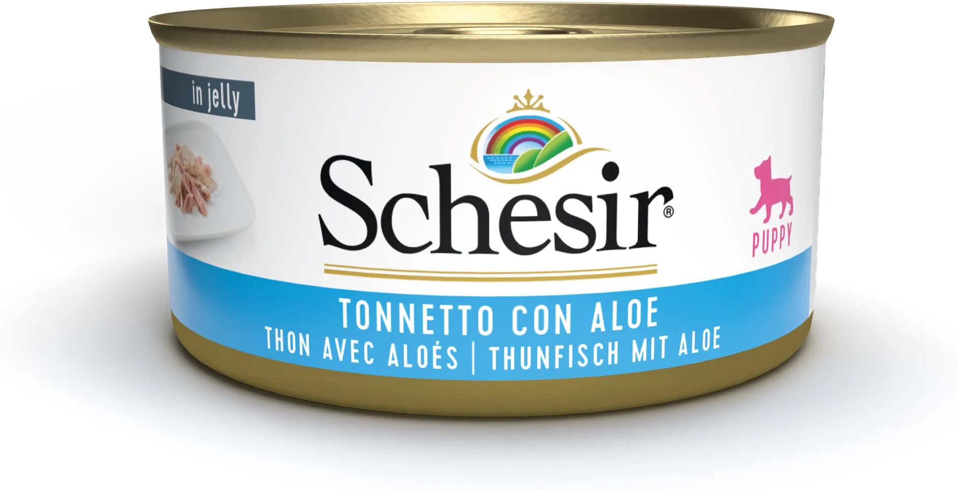 SCHESIR Puppy Lattina Multipack 18x150G TONNETTO CON ALOE