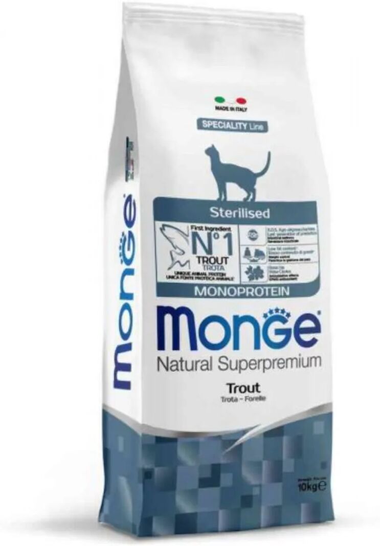 MONGE Sterilised Trota per Gatto 10KG