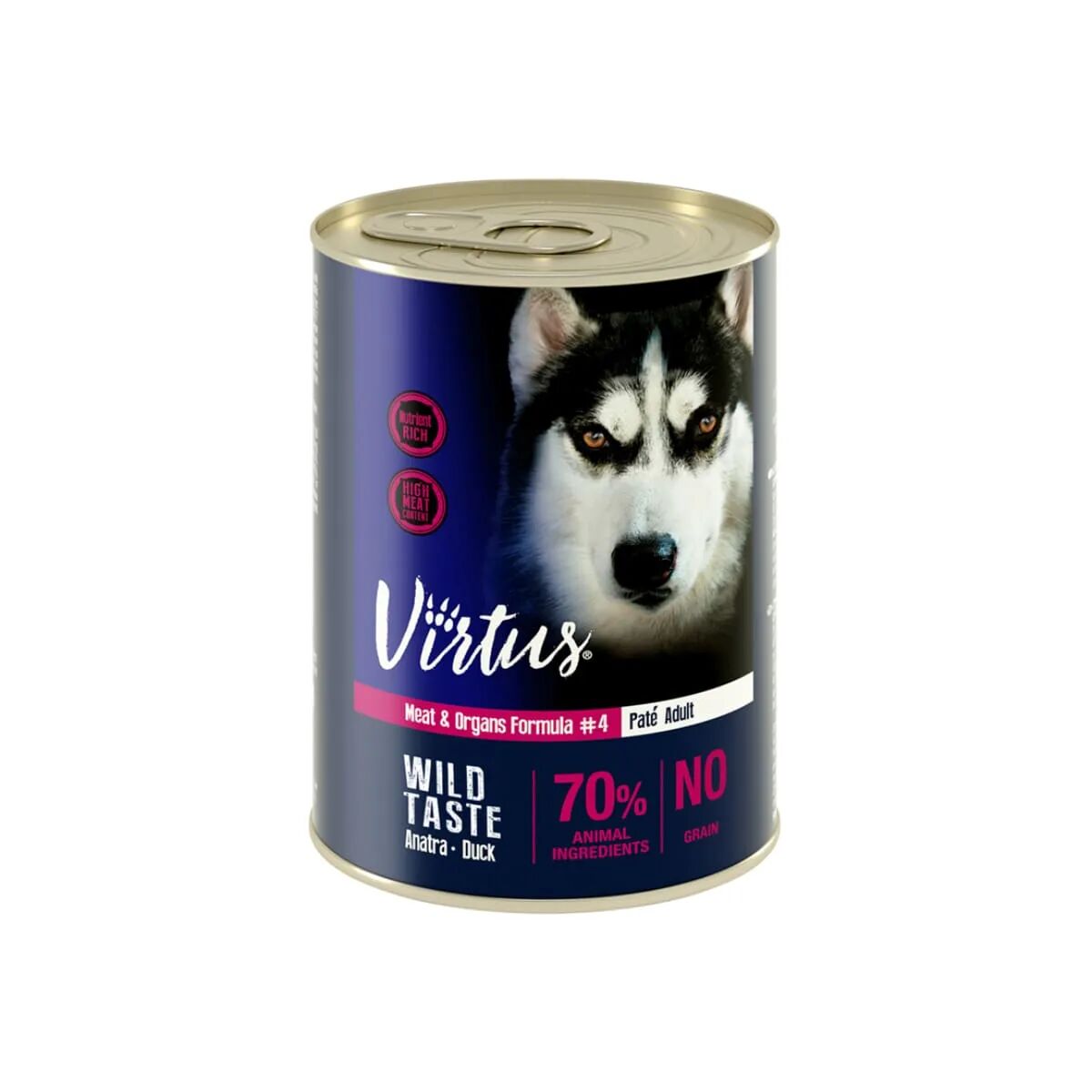 VIRTUS Wild Taste Dog Lattina 400G ANATRA