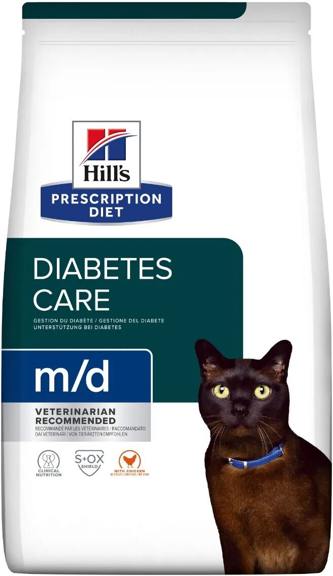 HILLS Hill's Prescription Diet m/d Diabetes Care Alimento Secco per Gatti 1.5KG