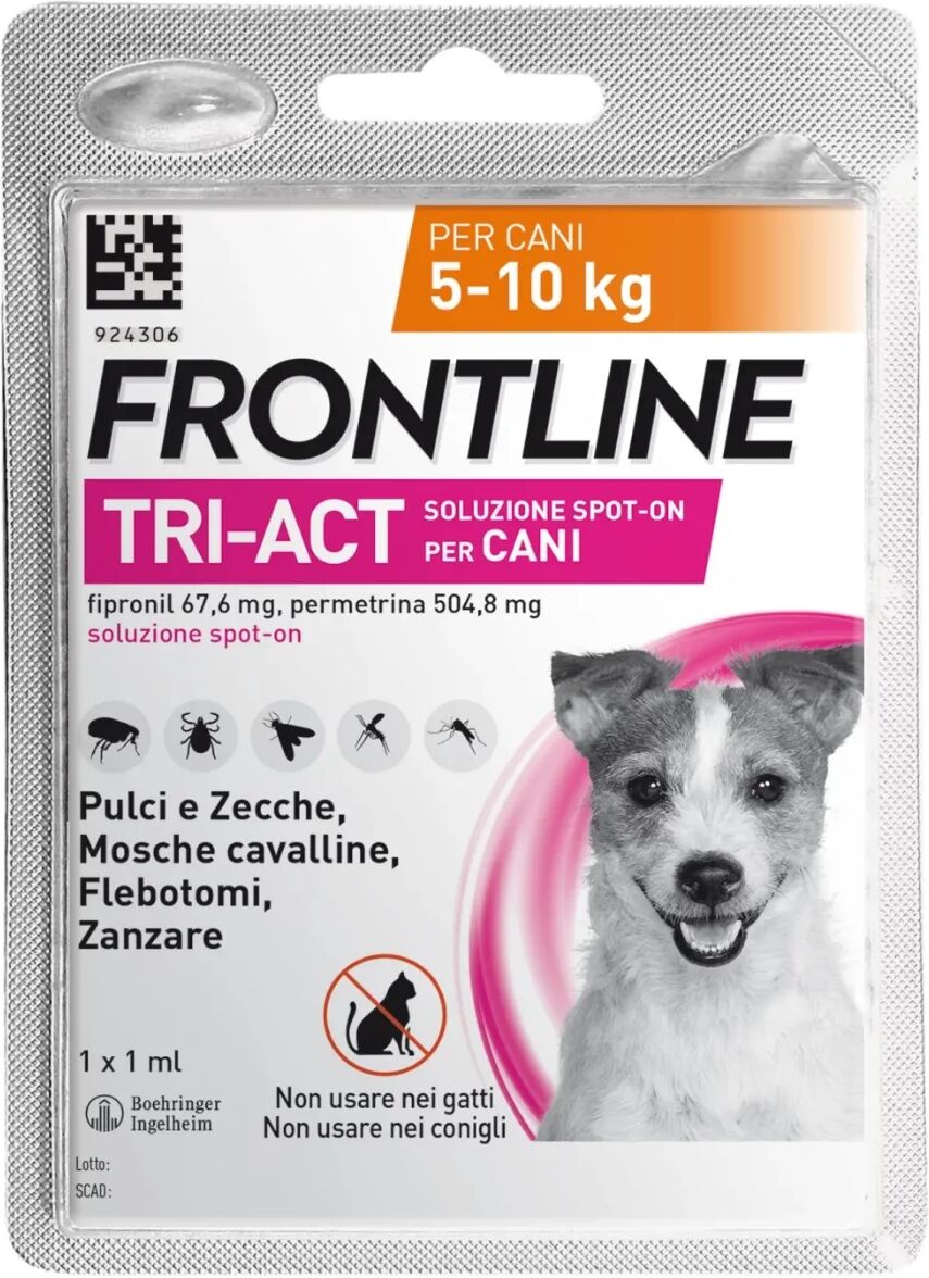 FRONTLINE Tri-Act Cane 5-10KG 1 PIPETTA