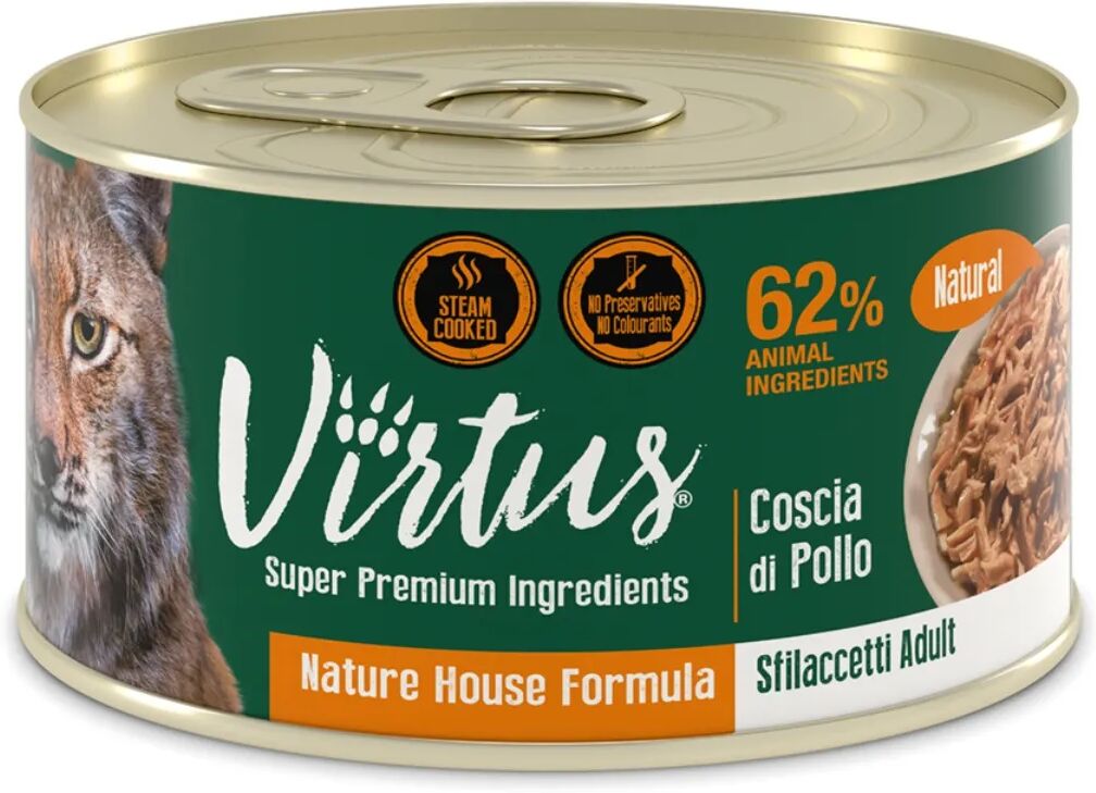 VIRTUS Cat Natural Lattina Multipack 24x150G COSCIA DI POLLO