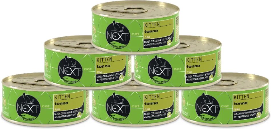 NEXT Natural Kitten Lattina Multipack 6x70G FILETTI DI TONNO