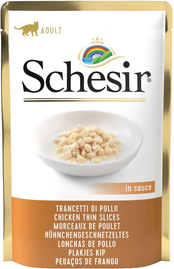 SCHESIR Cat Busta Multipack 6x85G TRANCETTI DI POLLO