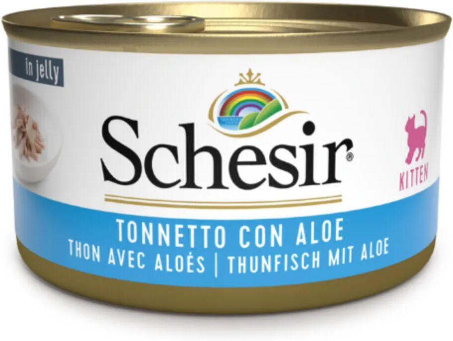 SCHESIR Kitten Lattina Multipack 6X85G TONNETTO CON ALOE