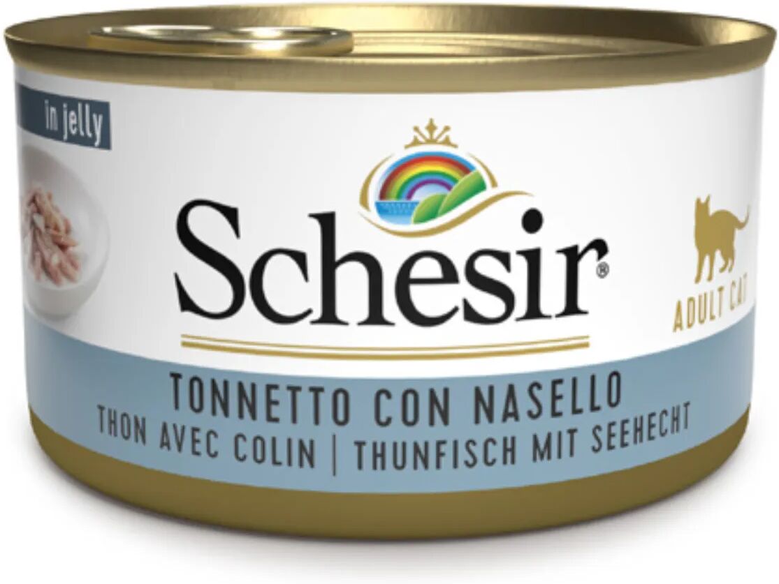 SCHESIR Cat Lattina Multipack 6x85G TONNETTO CON NASELLO