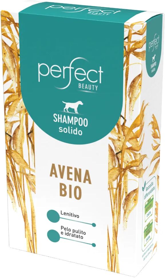 PERFECT Shampoo Solido per Cane Lenitivo con Avena Bio 100G