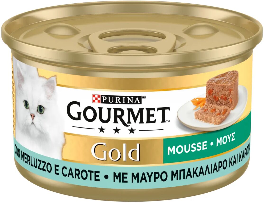 GOURMET Gold Mousse Lattina Multipack 24x85G MERLUZZO