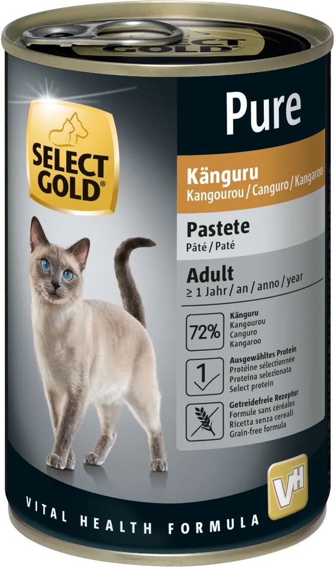 SELECT GOLD Pure Cat Adult Lattina 400G VITELLO