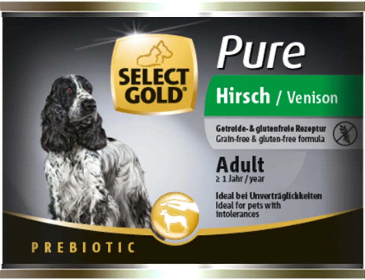 SELECT GOLD Pure Dog Lattina Multipack 6x200G CERVO