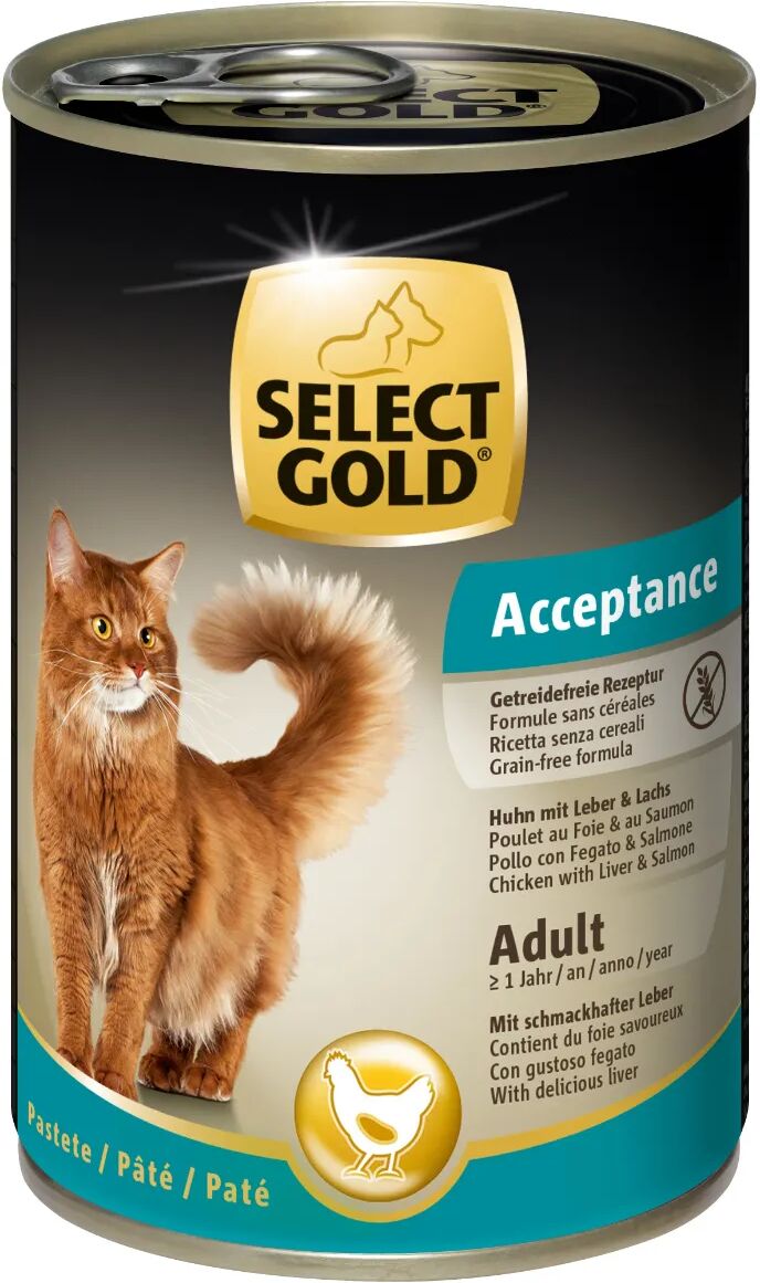 SELECT GOLD Acceptance Cat Adult Lattina 400G POLLO