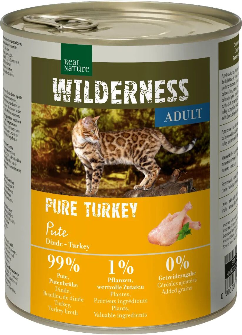 REAL NATURE Wilderness Cat Lattina 800G TACCHINO