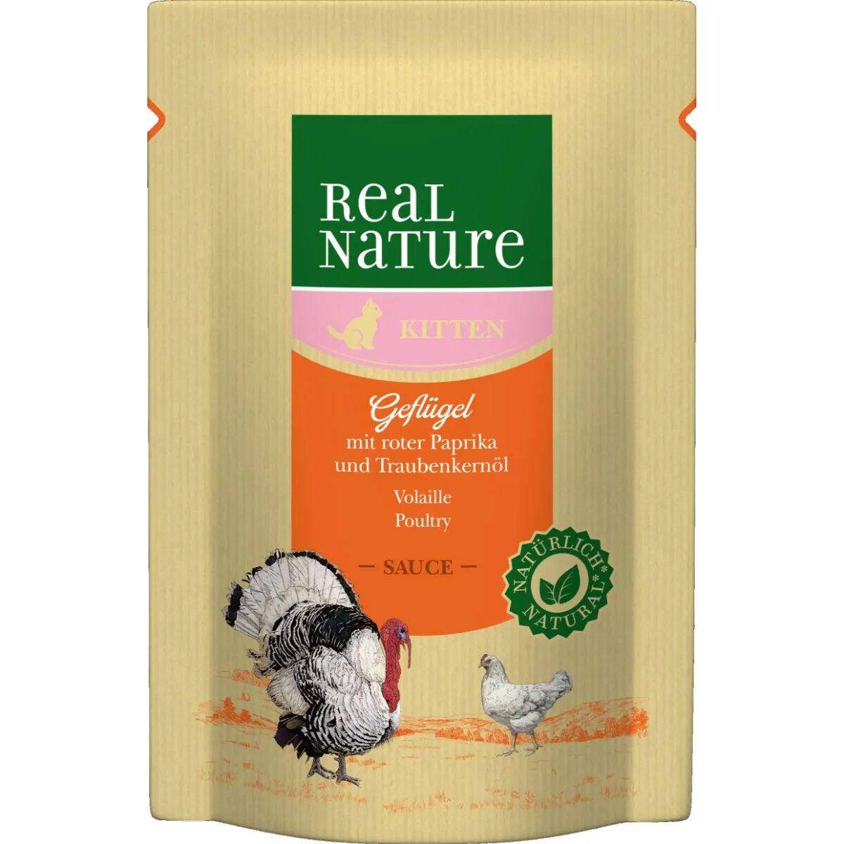 REAL NATURE Kitten Busta Multipack 12x85G POLLAME