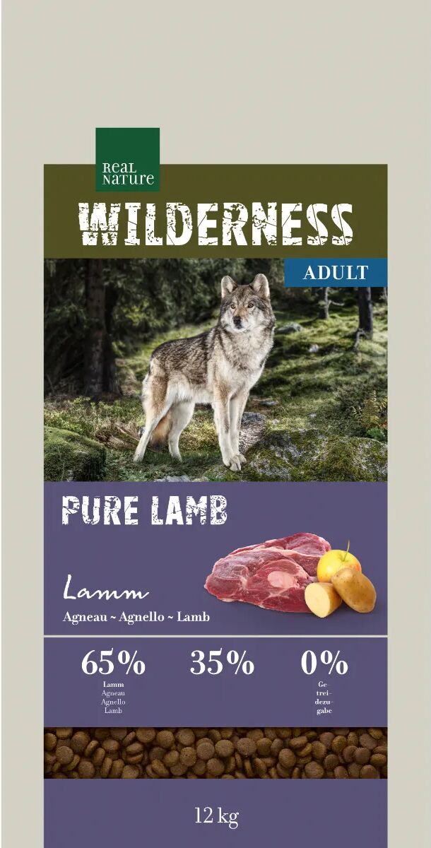 REAL NATURE Wilderness Purè Adult Agnello 12KG