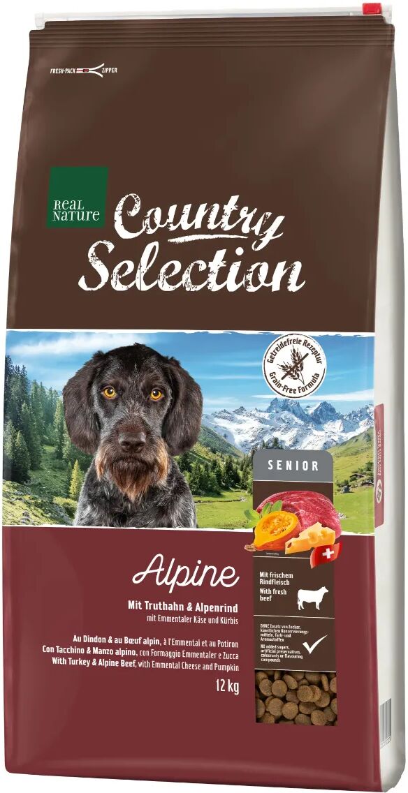 REAL NATURE Country Select Apine Senior Tacchino 12KG