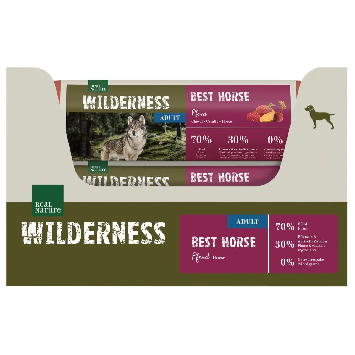 REAL NATURE Wilderness Dog Salamotto 800G CAVALLO