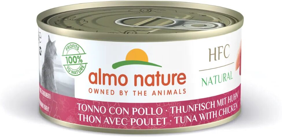 ALMO NATURE HFC Natural Lattina Multipack 24x150G TONNO CON POLLO