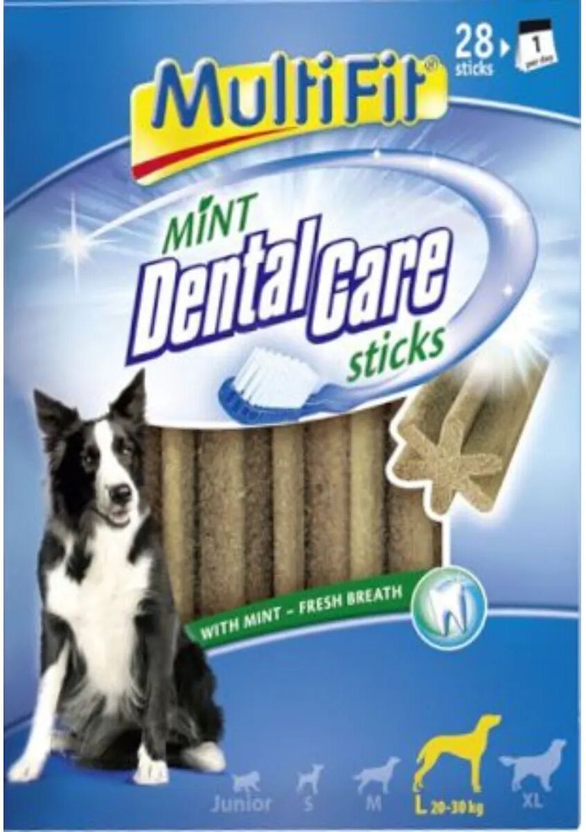 MULTIFIT Snack Dental Care Mint Sticks L