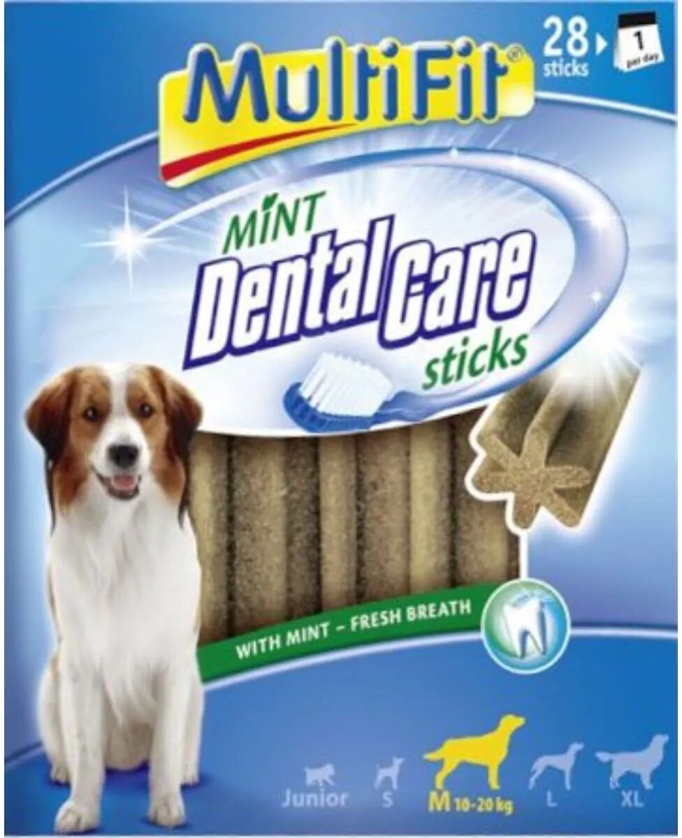 MULTIFIT Snack Dental Care Mint Sticks M