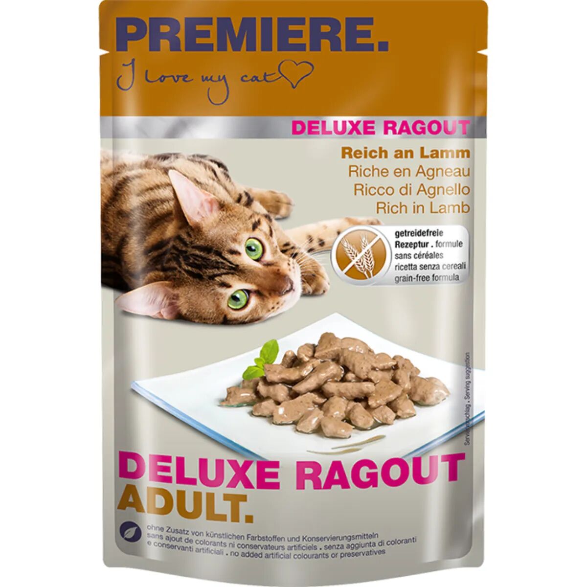 PREMIERE Deluxe Ragout Cat Busta Multipack 22x85G AGNELLO