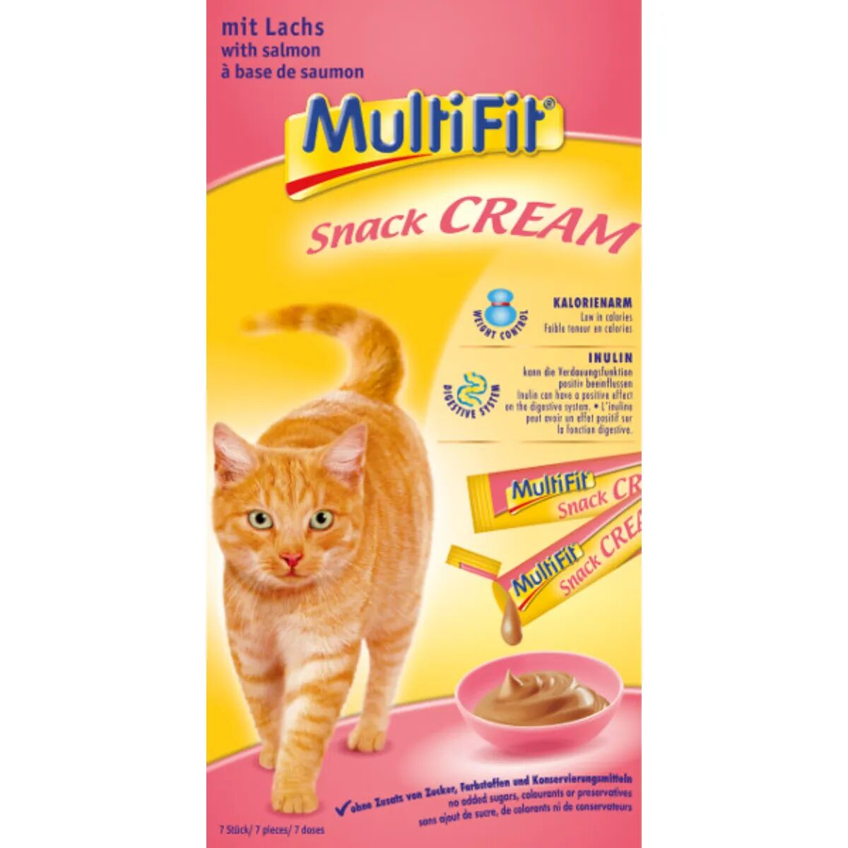 MULTIFIT Snack Cream 7x15g SALMONE