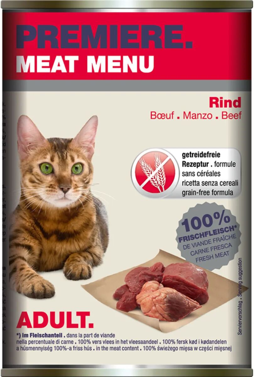 PREMIERE Meat Menu Cat Lattina 400G MANZO