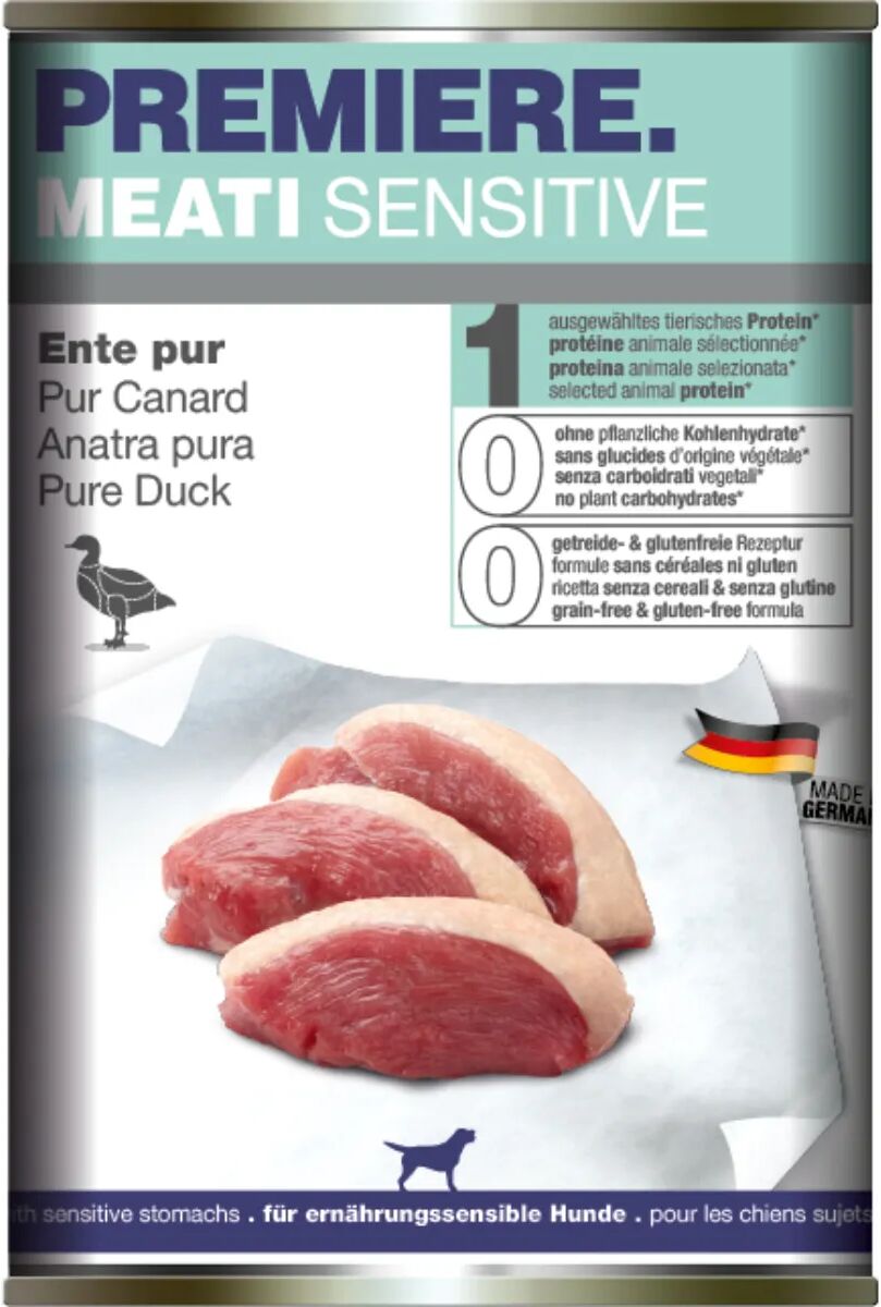 PREMIERE Meati Sensitive Dog Lattina 400G ANATRA