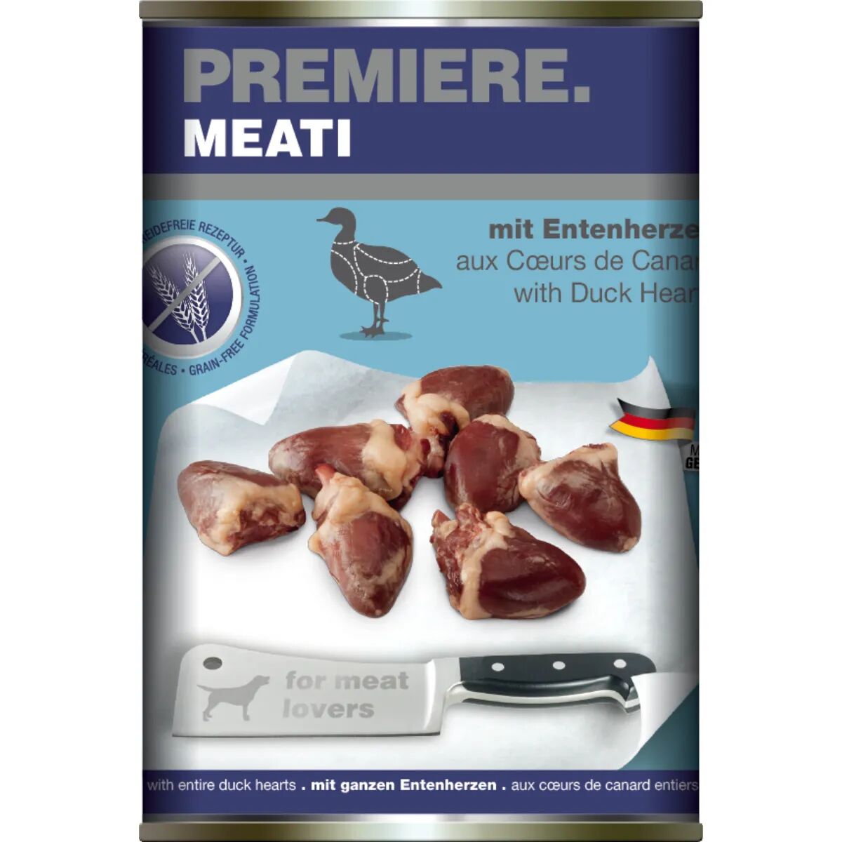 PREMIERE Meati Dog Lattina 400G ANATRA