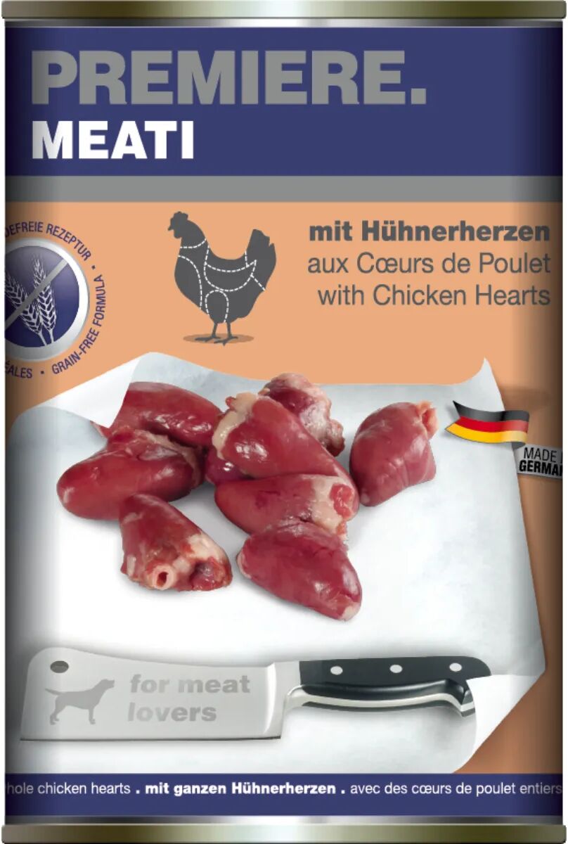 PREMIERE Meati Dog Lattina 400G CUORE DI POLLO