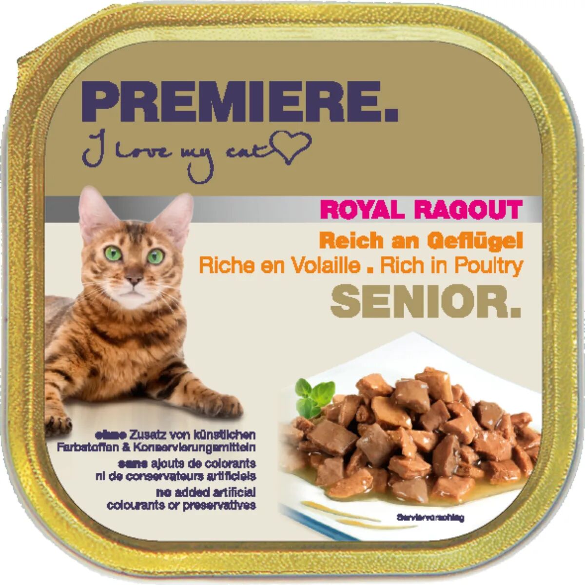 PREMIERE Royal Ragout Senior Vaschetta Multipack 16x100G POLLAME