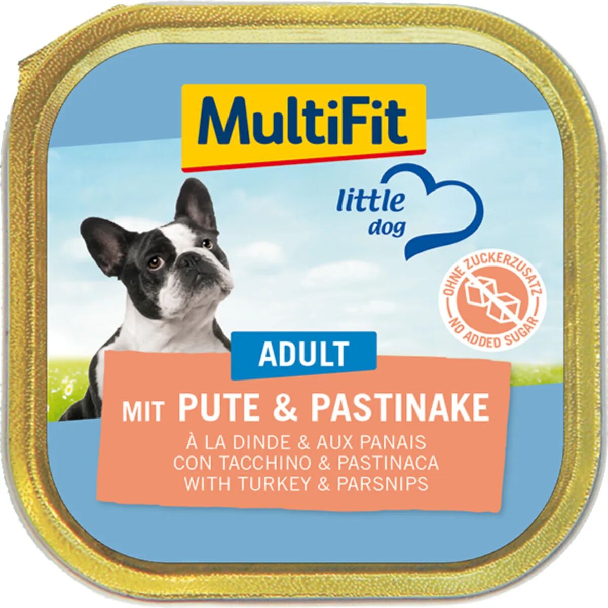 MULTIFIT Dog Vaschetta Multipack 11x150G TACCHINO E PASTINACA