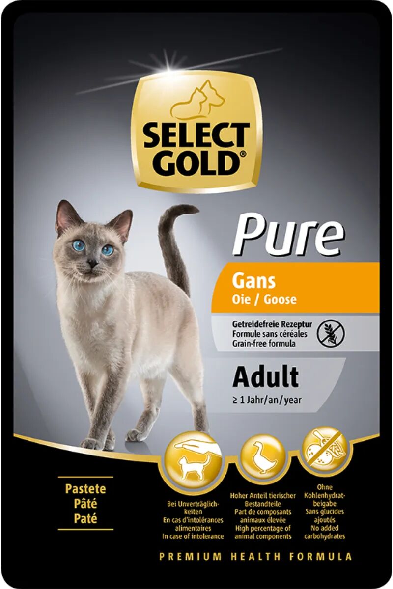 SELECT GOLD Pure Cat Adult Paté Busta Multipack 12x85G OCA