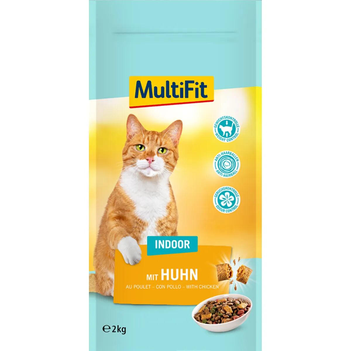 MULTIFIT Gatto Indoor con Pollo 2KG