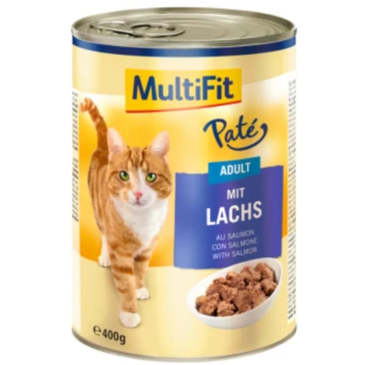 MULTIFIT Patè Cat Lattina 400G SALMONE