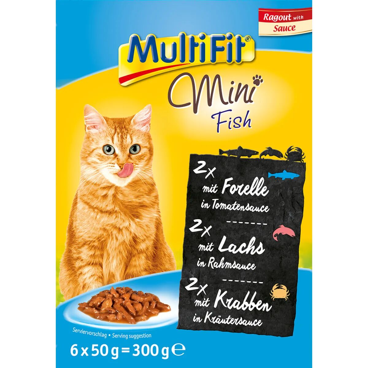 MULTIFIT Mini Busta Multipack 6x50G MIX PESCE