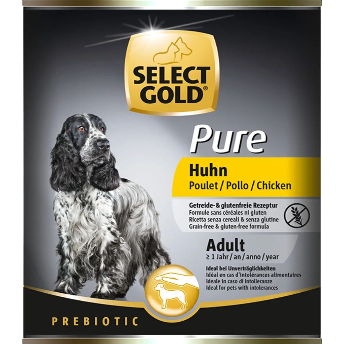 SELECT GOLD Pure Dog Lattina 800G POLLO