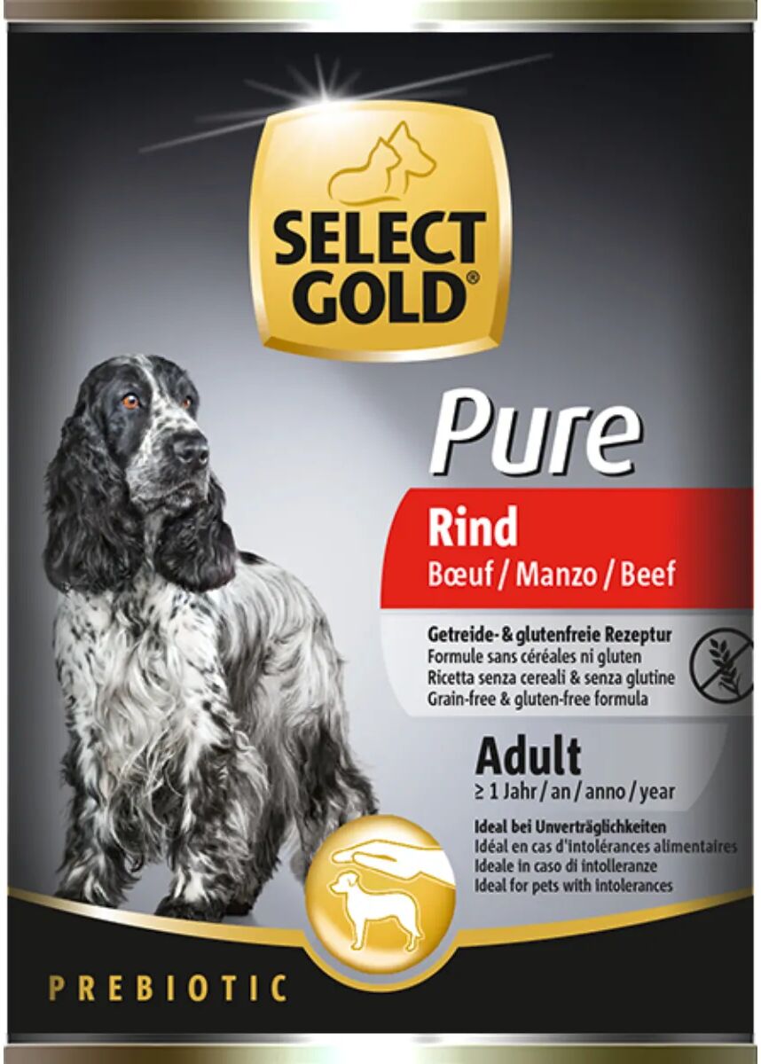 SELECT GOLD Pure Dog Lattina 400G MANZO