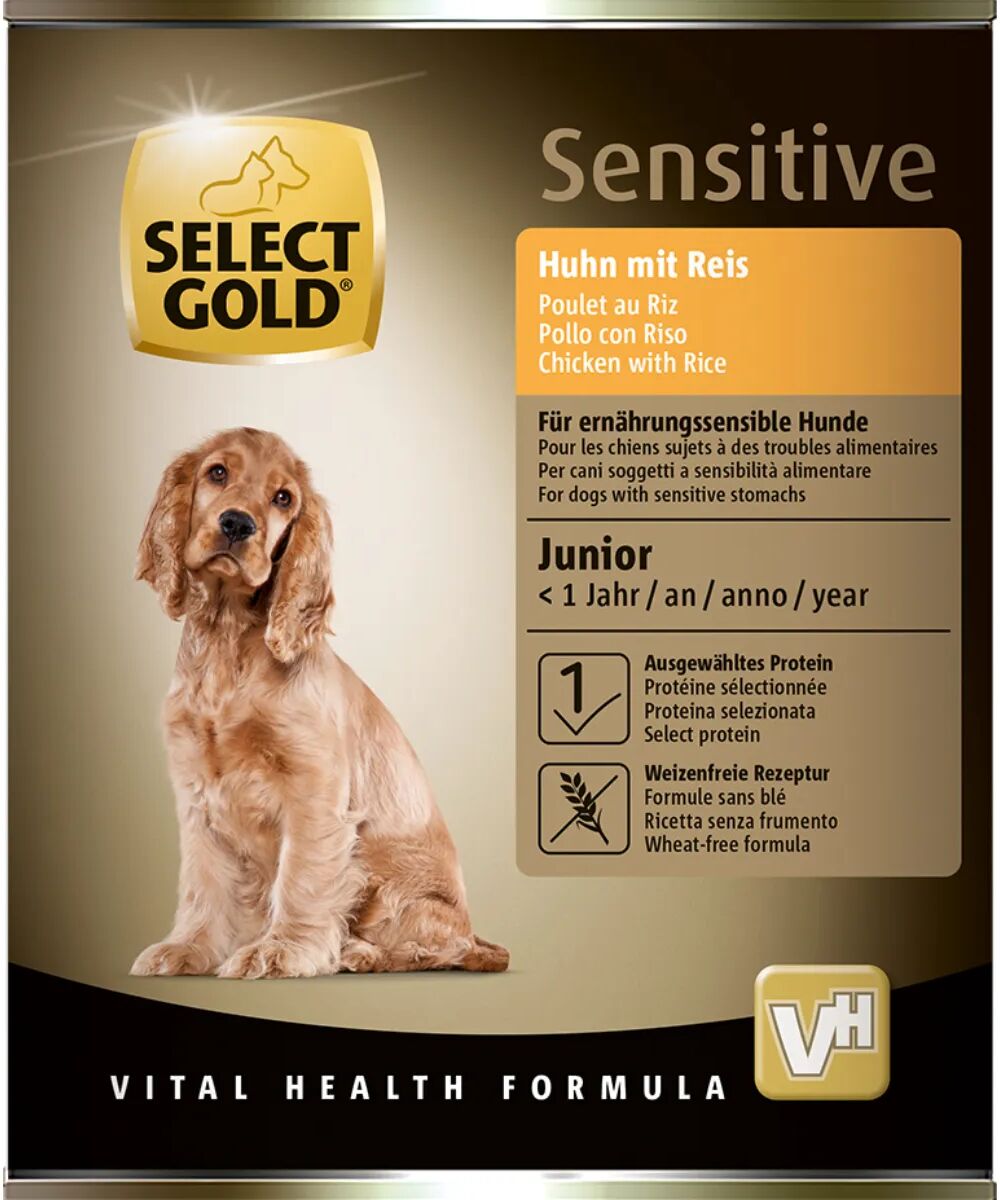 SELECT GOLD Sensitive Puppy Lattina 800G POLLO CON RISO