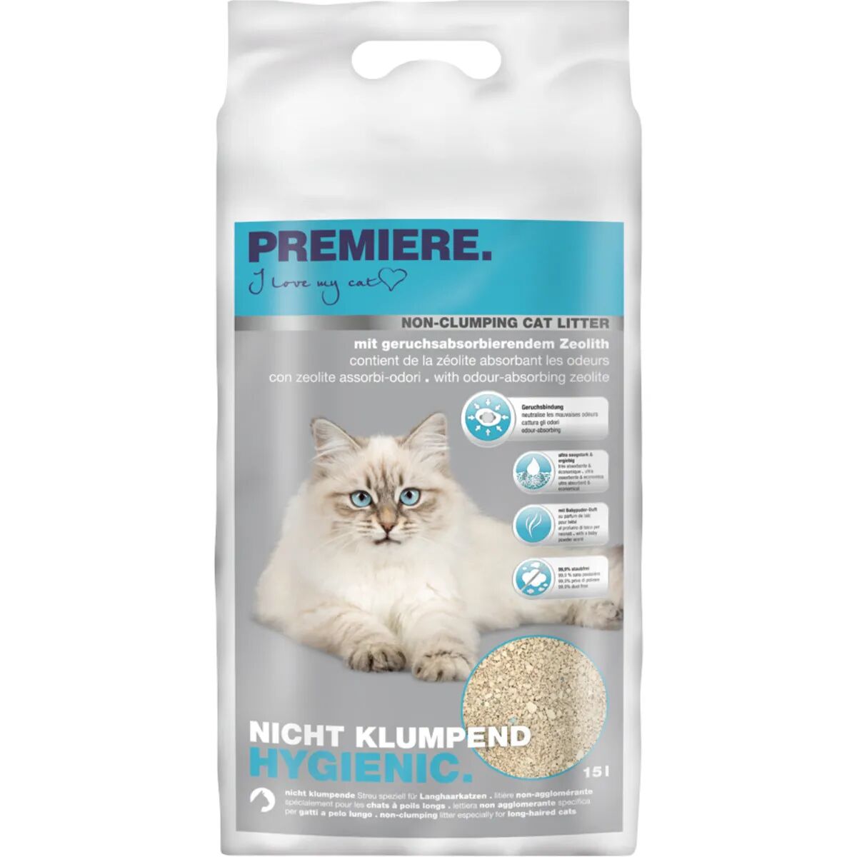 PREMIERE Lettiera Hygienic Zeolite 15L