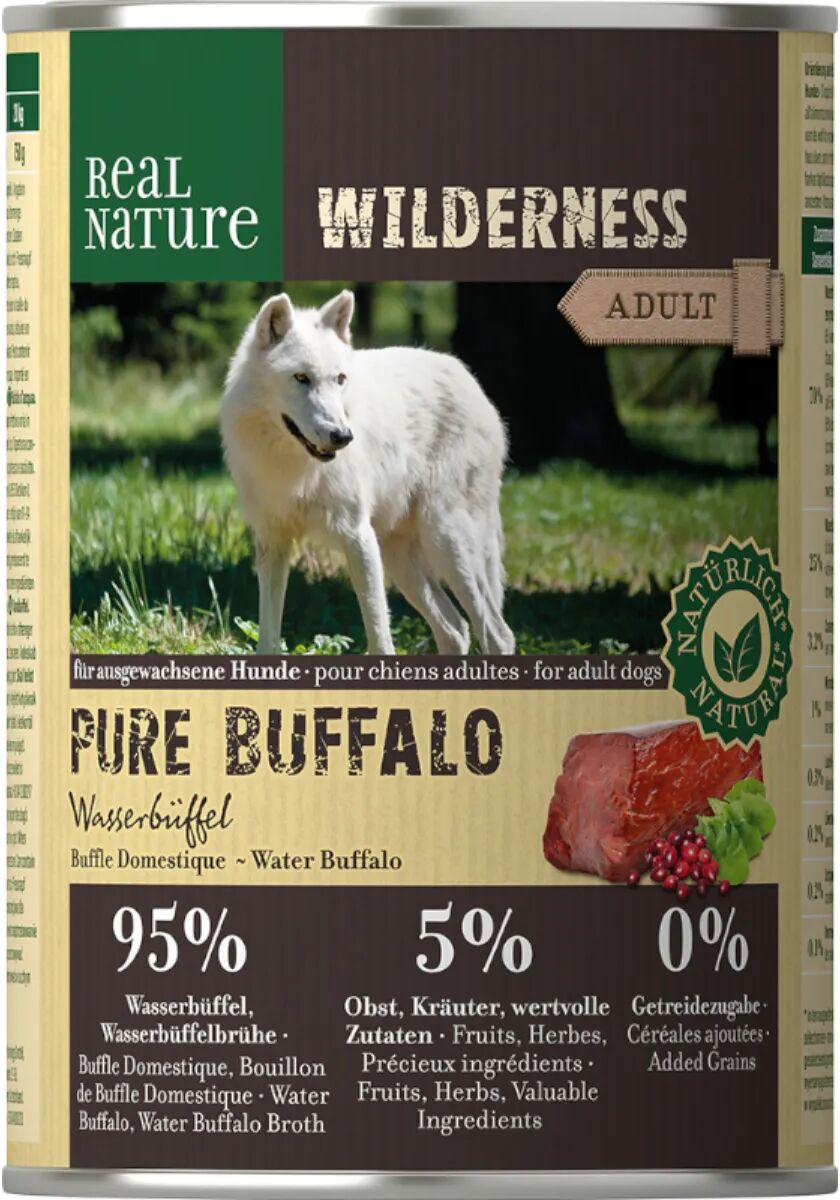 REAL NATURE Wilderness Dog Lattina 400G BUFALO