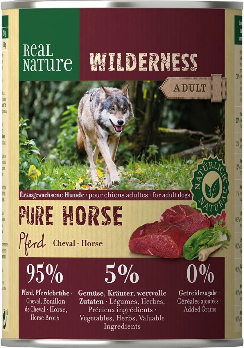 REAL NATURE Wilderness Dog Lattina 400G CAVALLO