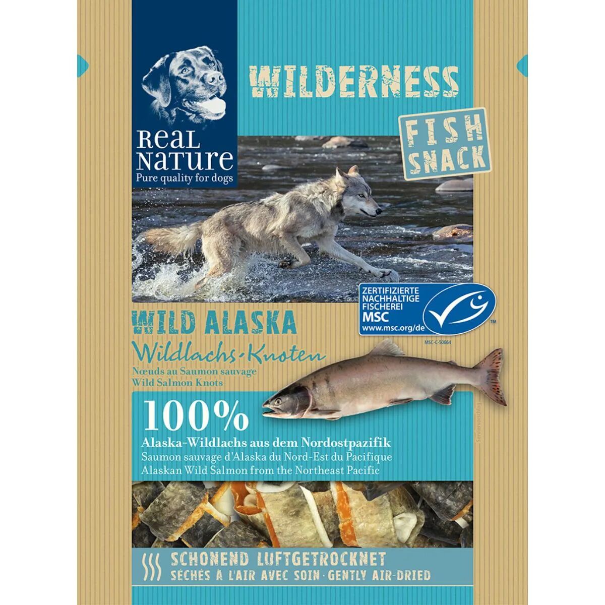 REAL NATURE Wilderness Fish Snack 70G WILD ALASKA