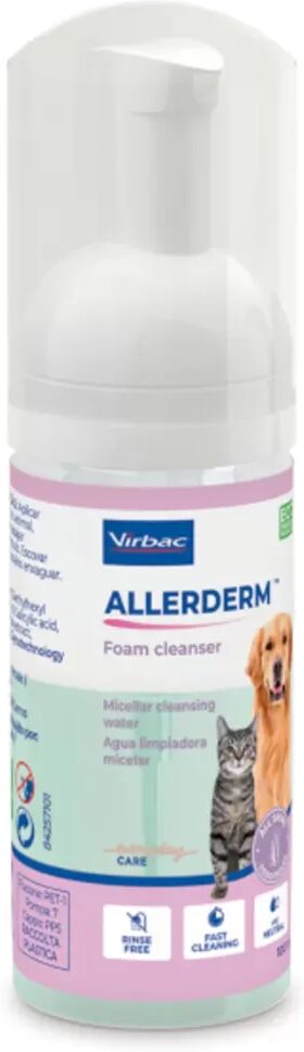 VIRBAC Allerderm Spray Antiparassitario Foam Cleanser 100ML