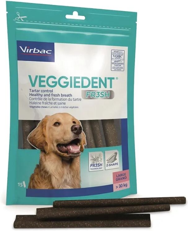 VIRBAC Veggiedent FR3SH Stick Snack per Cane L